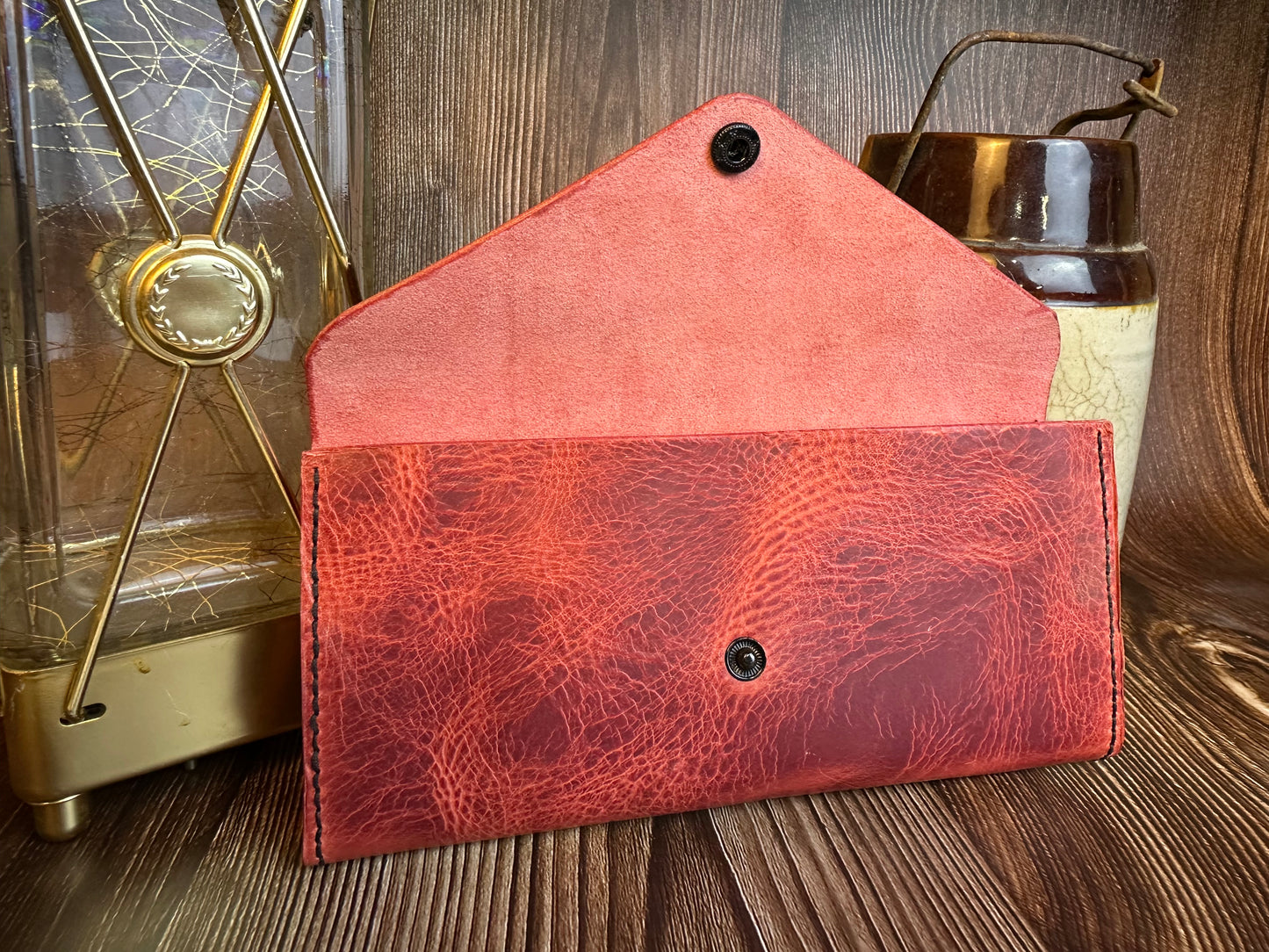 Handmade Leather Clutch