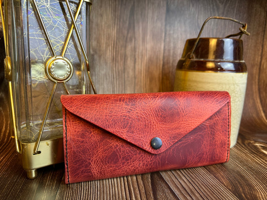 Handmade Leather Clutch