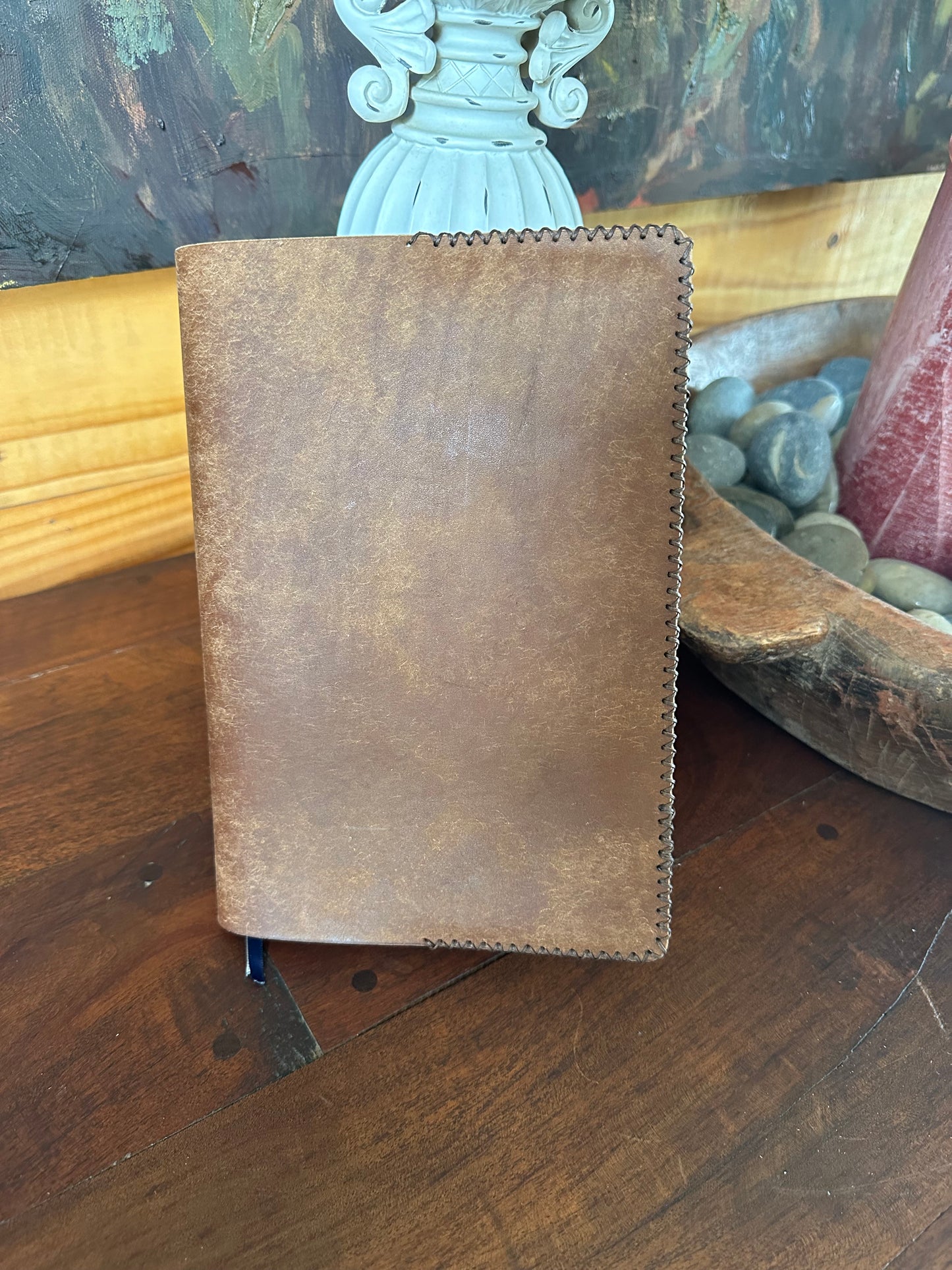 Hand Crafted Leather A5 Notebook Binder / Full Grain Leather / Refillable