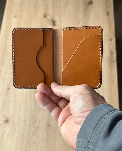 The “Challenger” Billfold Wallet / bifold / Heirloom Wallet / card carrier / holder