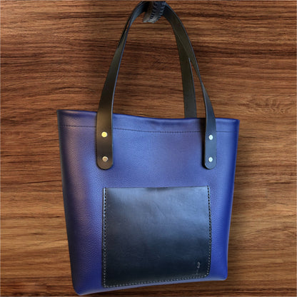 Nana’s Sunday Church Bag / Handmade Full Grain Leather Tote Bag / Large Leather Purse / Day Bag / Tote Bag