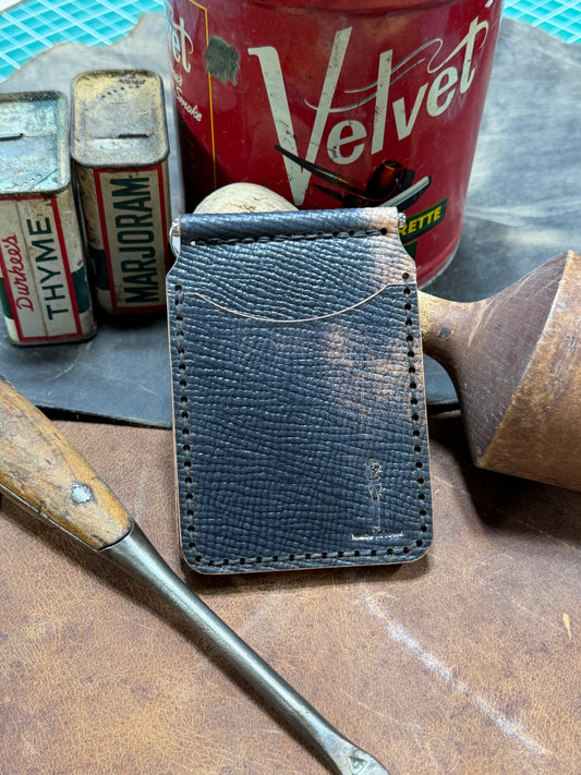 Handmade Shell Cordovan Money Clip Wallet