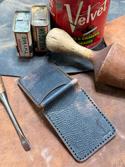 Handmade Shell Cordovan Money Clip Wallet