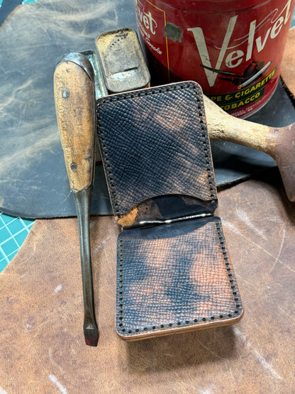 Handmade Shell Cordovan Money Clip Wallet