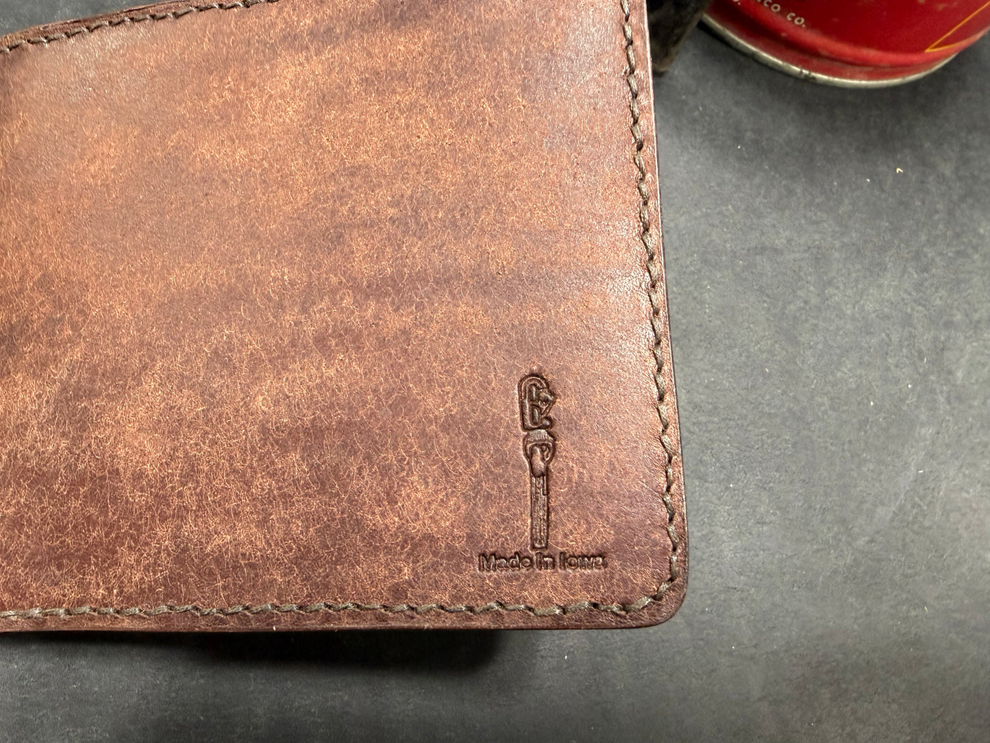 The “Omega” full sized bifold Custom Wallet / Bifold