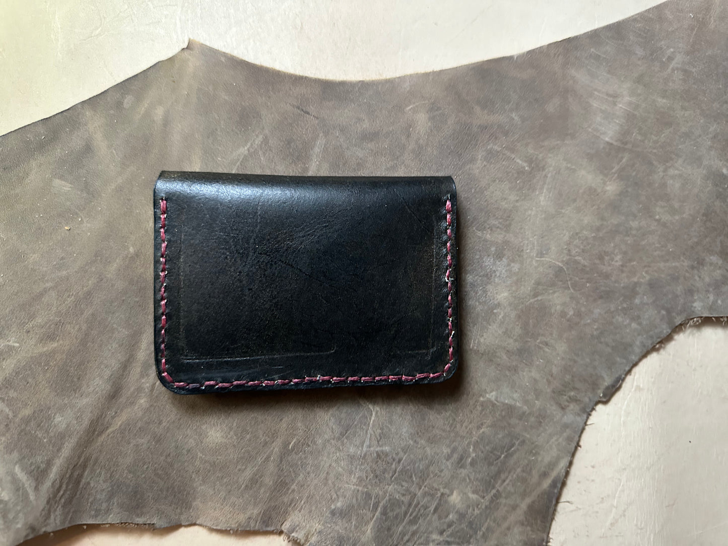 The “Challenger” Billfold Wallet / bifold / Heirloom Wallet / card carrier / holder