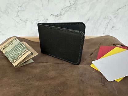 The “Moxie” Full Grain Leather Wallet / Card Holder / Bifold /Billfold