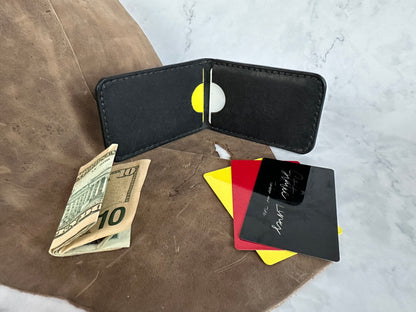 The “Moxie” Full Grain Leather Wallet / Card Holder / Bifold /Billfold