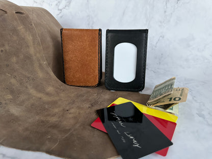 The “Moxie” Full Grain Leather Wallet / Card Holder / Bifold /Billfold