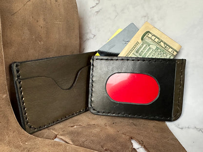 The “Maximus” Hand Made Full Grain Leather Wallet / Card Sleeve