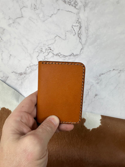 The “Challenger” Billfold Wallet / bifold / Heirloom Wallet / card carrier / holder