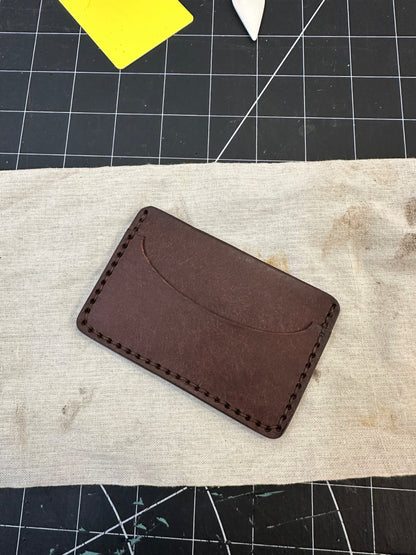 The “Maximus” Hand Made Full Grain Leather Wallet / Card Sleeve